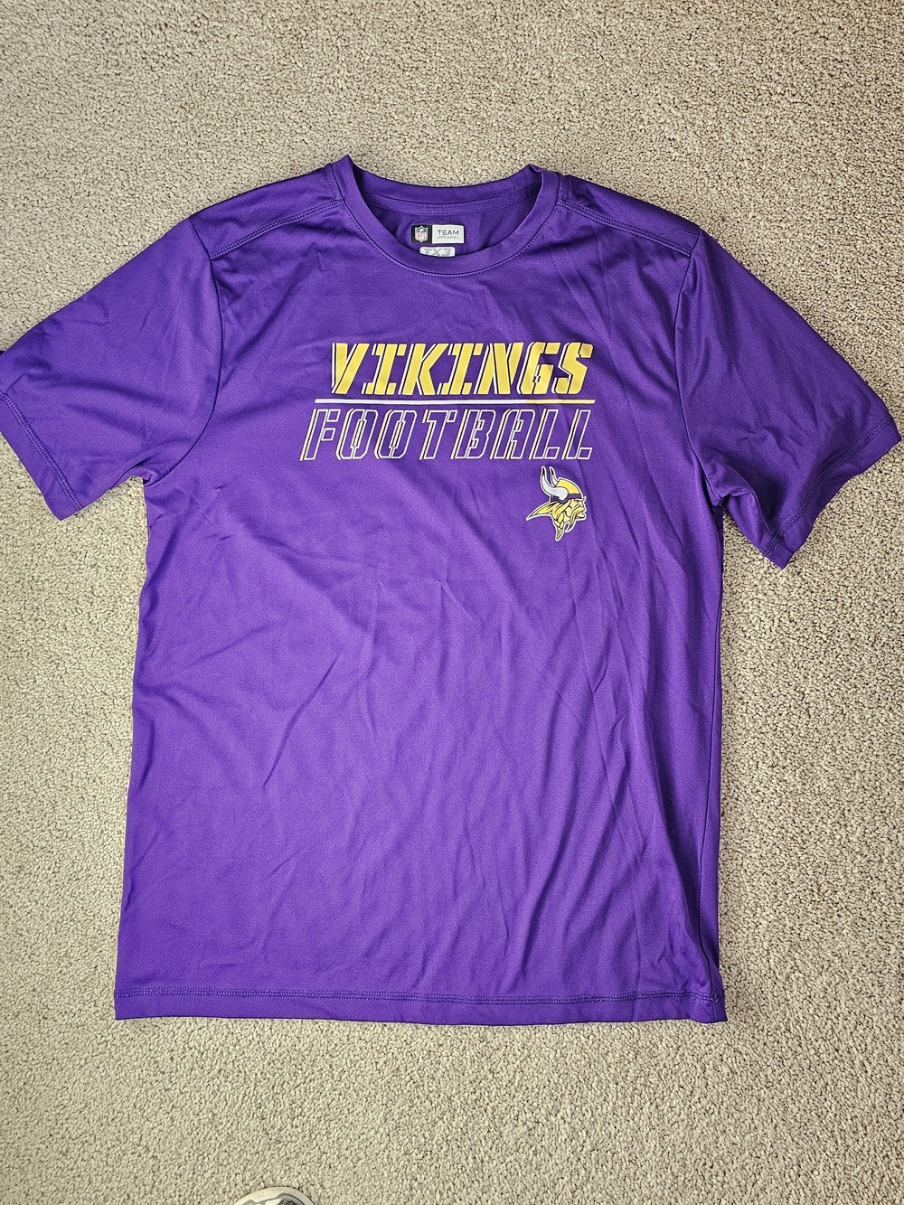 NFL Minnesota Vikings Purple and Gold Graphic Tee